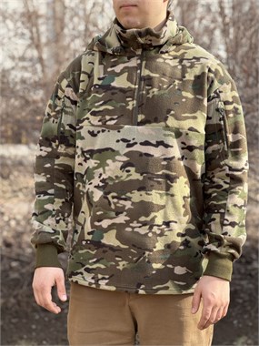 Худи с капюшоном короткий замок 6742