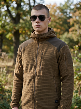 Флисовая кофта ALPHA HOODIE 7073